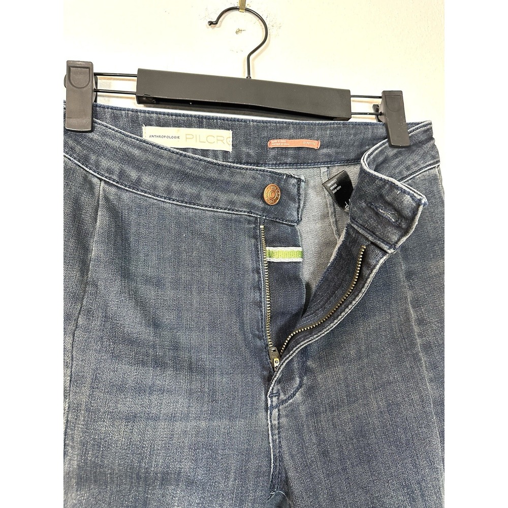 Anthropologie Dark Wash Ankle Jeans - Picture 9 of 14